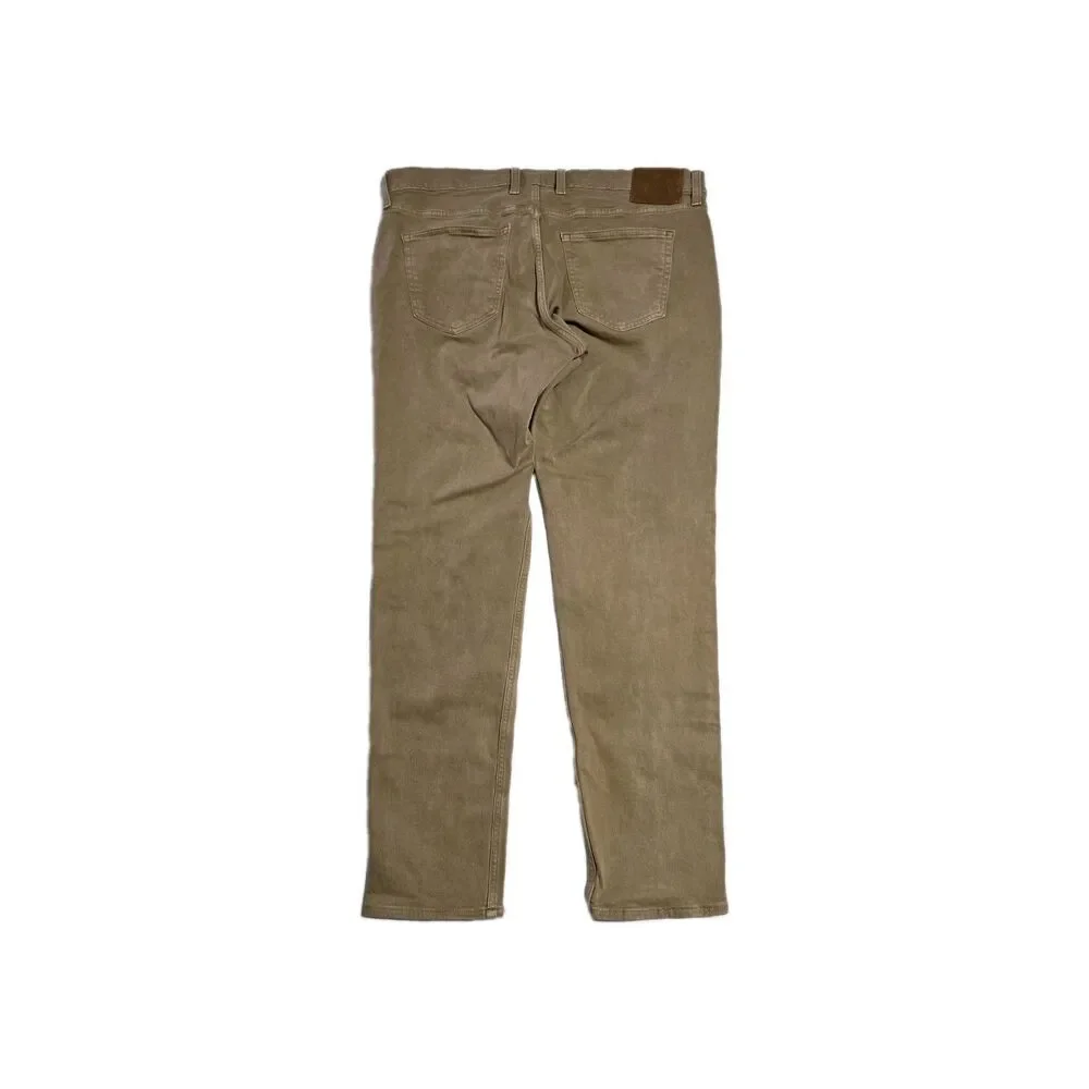 Michael Kors Parker Slim Fit Khaki Tan Chino Pants Men's Size 36x32